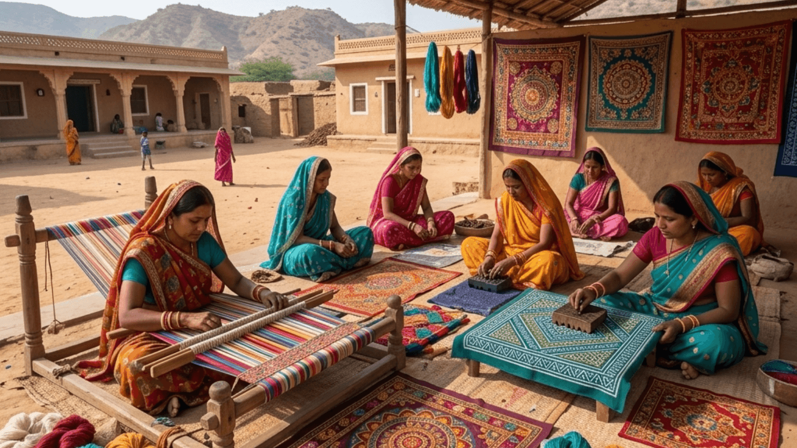 The Rajasthan Village Where Handcrafted Textiles Become Livelihoods
