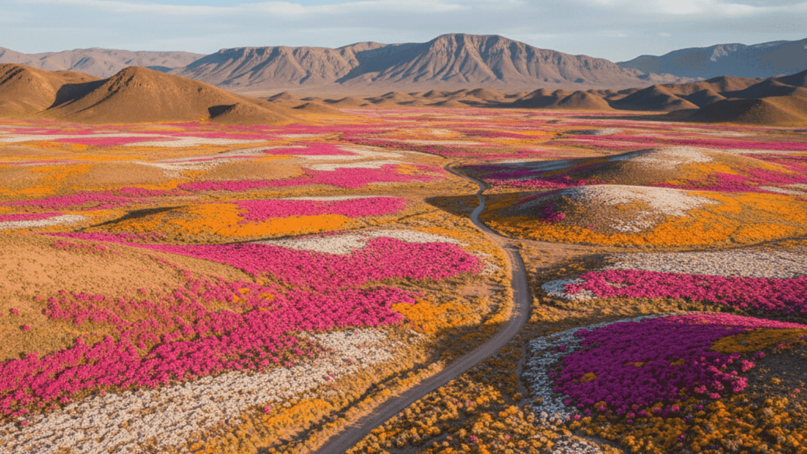One of Earth’s Driest Landscapes That Occasionally Blooms